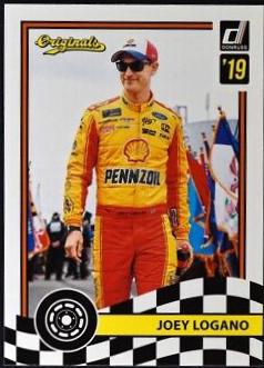 Joey Logano #O8 Racing Cards 2019 Panini Donruss Nascar Originals