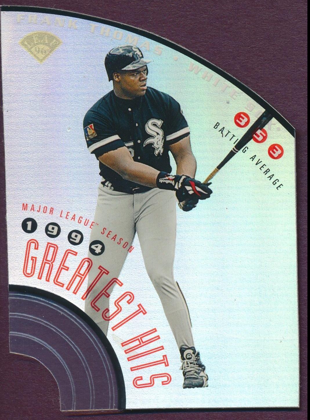 Frank thomas #5 Baseball Cards 1996 Leaf Frank Thomas Greatest Hits