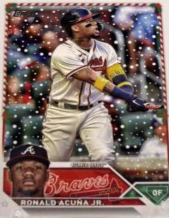 Ronald Acuna Jr. #H43 Baseball Cards 2023 Topps Holiday