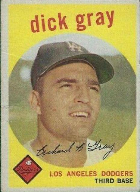 1959 Dick Gray [Gray Back] #244