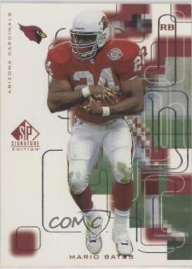 Mario Bates #2 Football Cards 1999 SP Signature