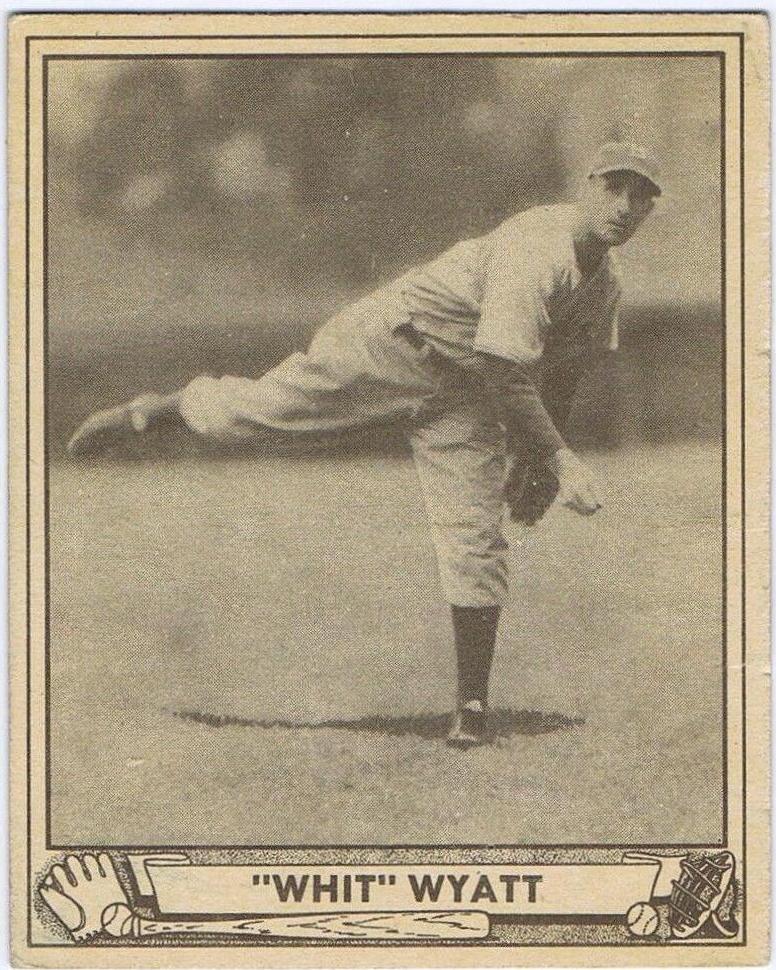 Whit Wyatt #67 1940 Play Ball Baseball
