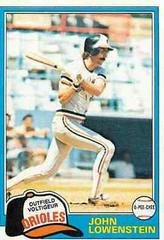 John Lowenstein #199 Baseball Cards 1981 O Pee Chee Prices