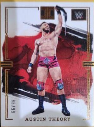 Austin Theory #6 Wrestling Cards 2023 Panini Impeccable WWE