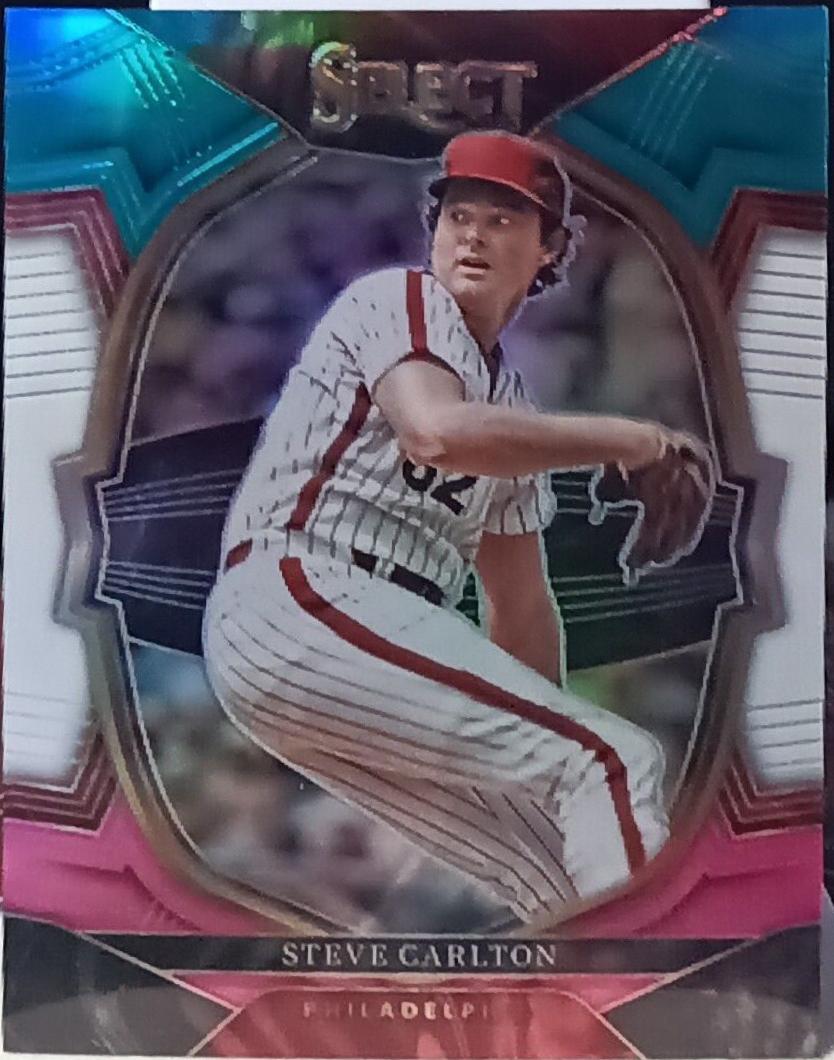 Steve Carlton [Teal White Pink] #95