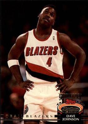 Dave Johnson #300 Basketball Cards 1992 Stadium Club