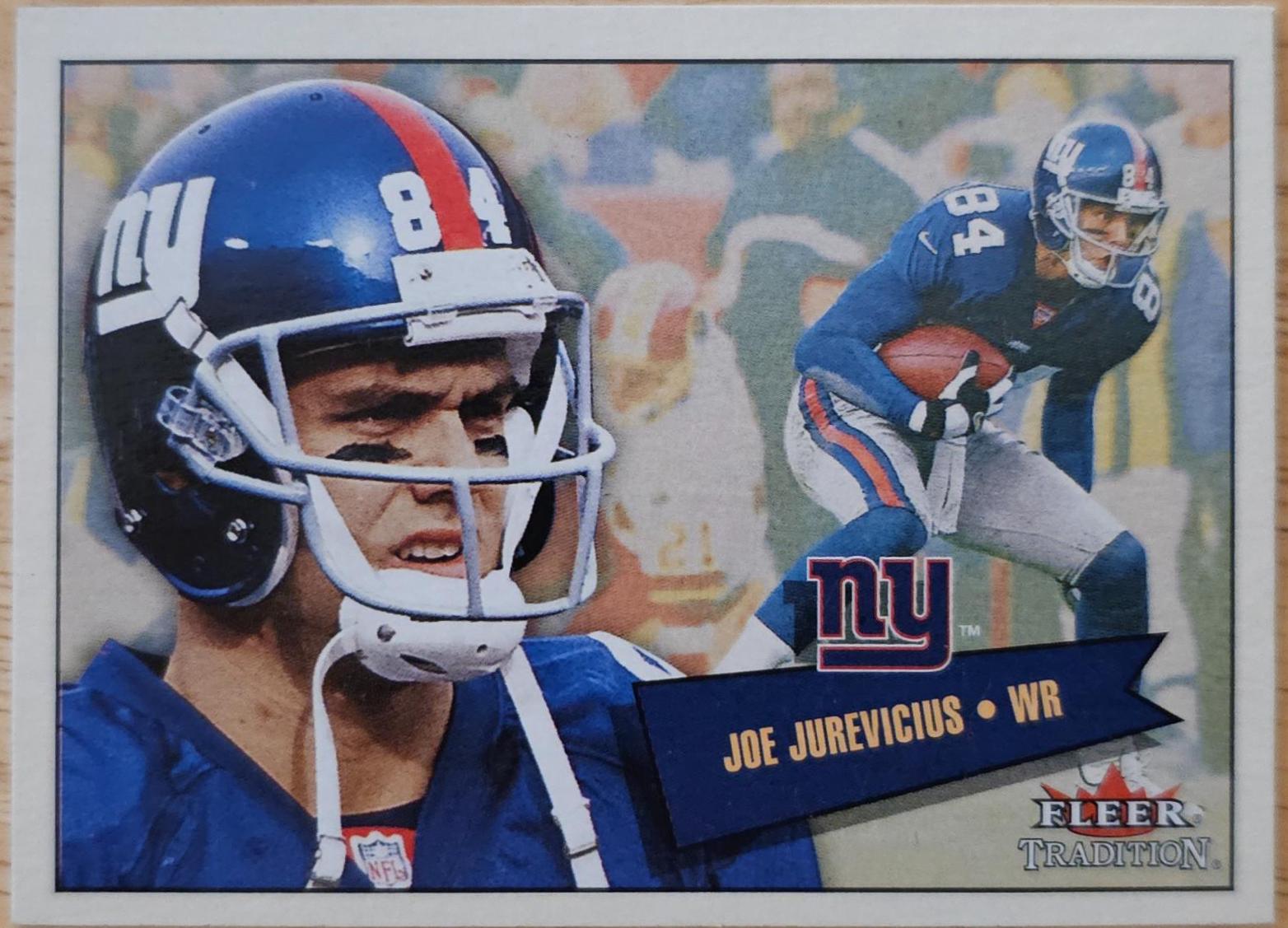 Joe Jurevicius #12 Football Cards 2001 Fleer