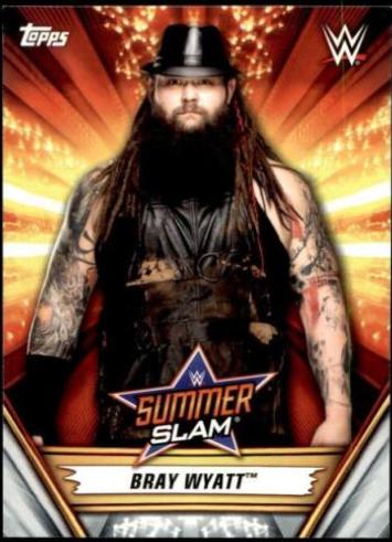 Bray Wyatt #5 Wrestling Cards 2019 Topps WWE SummerSlam