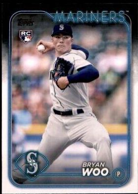 Bryan Woo #12 Baseball Cards 2024 Topps