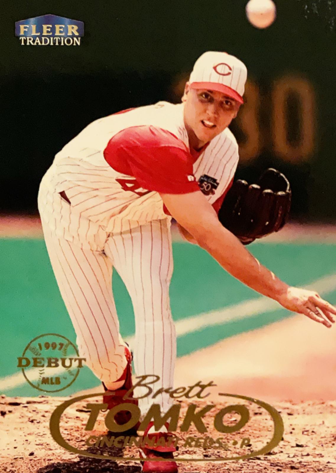 Brett Tomko #247 Baseball Cards 1998 Fleer Tradition