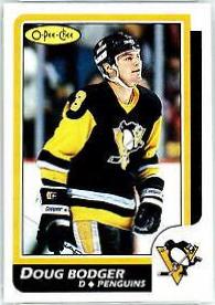 Doug Bodger #24 Hockey Cards 1986 O-Pee-Chee