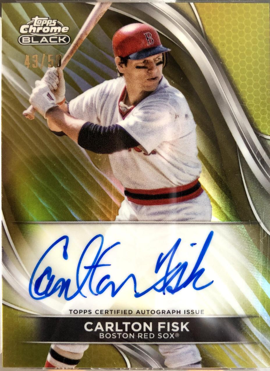 Carlton Fisk [Gold Refractor] #CBA-CF