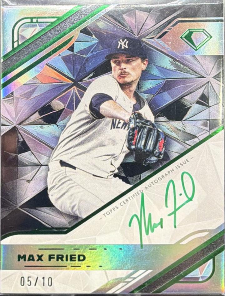 Max Fried #WPA-MF 2025 Topps Diamond Icons White Polychromatink Autograph Baseball