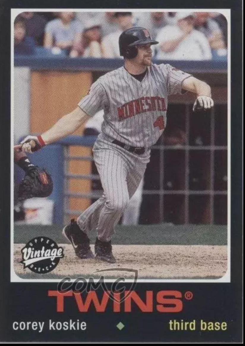 Corey Koskie #101 Baseball Cards 2002 Upper Deck Vintage