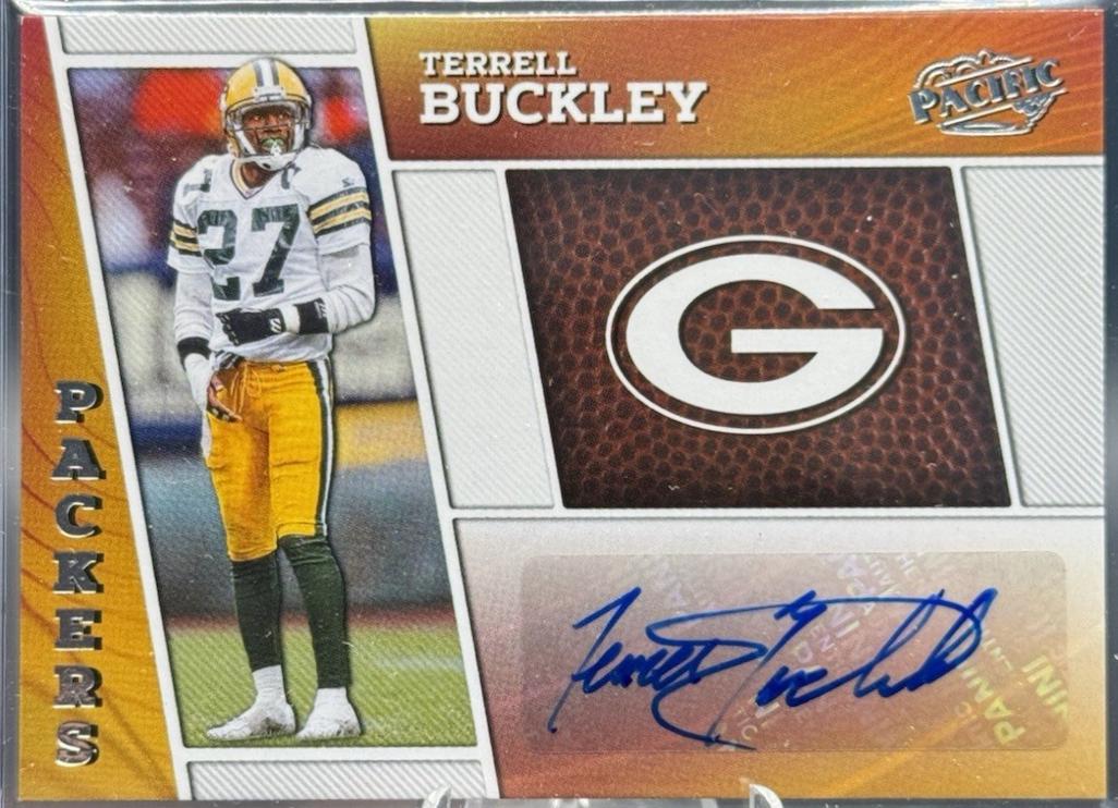 Terrell Buckley #PP-TBY Football Cards 2024 Panini Encore Pacific Penmanship