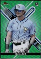 Josh Lowe [Green Refractor] #5 Baseball Cards 2022 Topps Finest Prices
