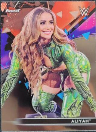Aliyah #75 Wrestling Cards 2021 Topps Finest WWE