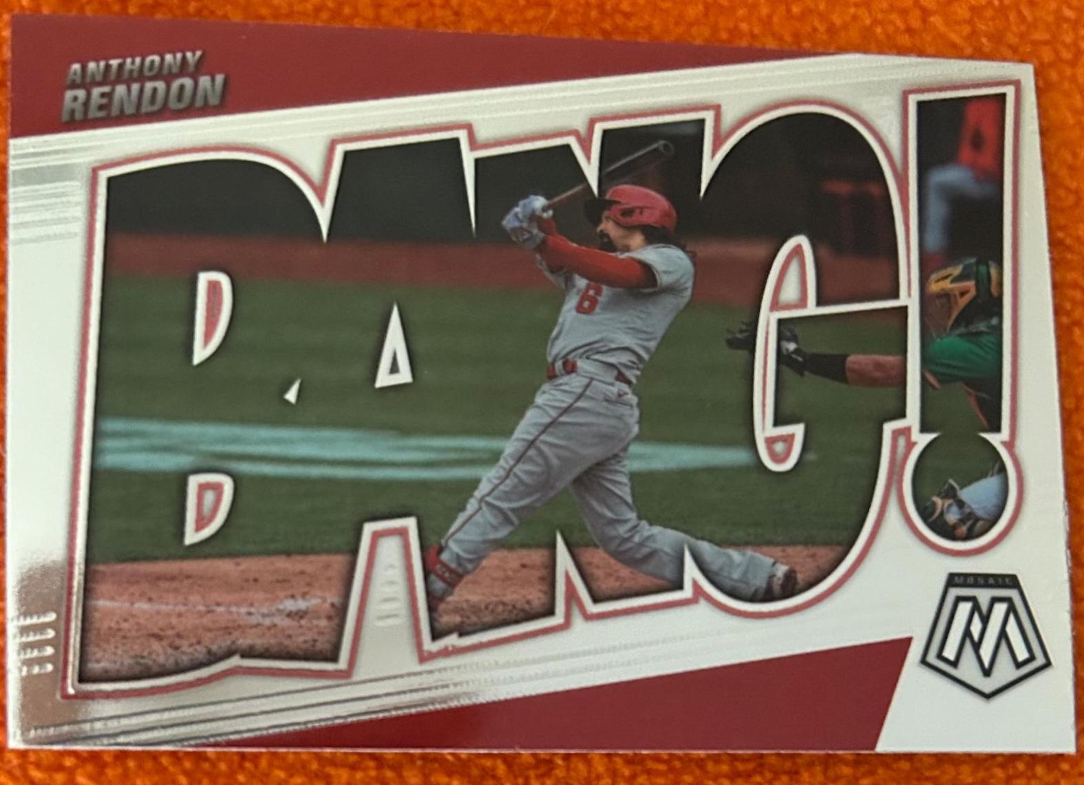 Anthony Rendon #BG-13 Baseball Cards 2022 Panini Mosaic Bang