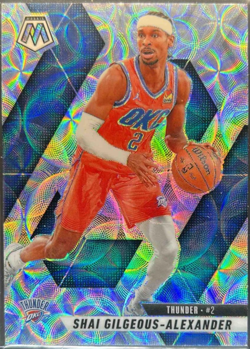 Shai Gilgeous-Alexander #38 2024-25 Panini Mosaic Basketball