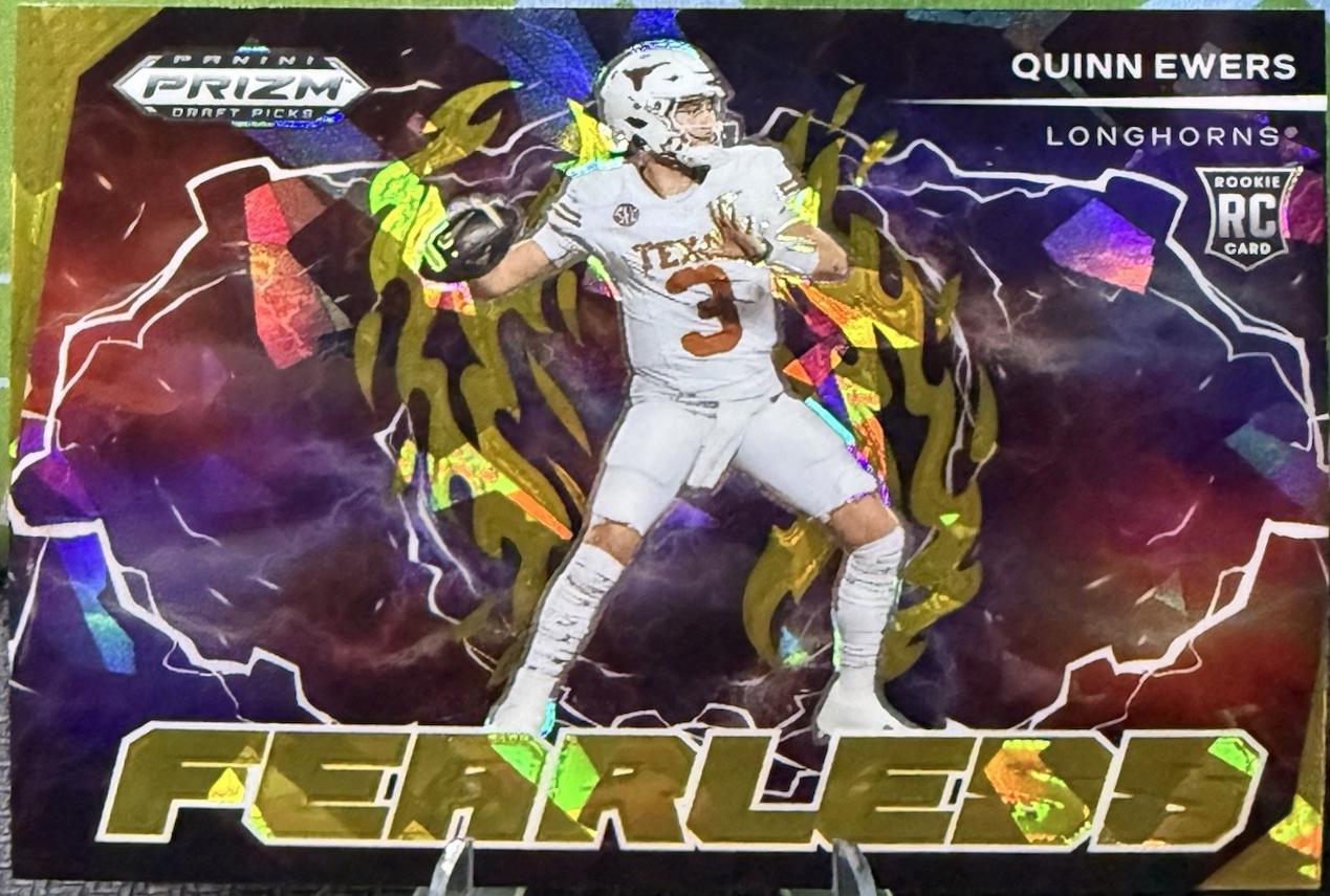 Quinn Ewers #F-QES 2025 Panini Prizm Draft Picks Fearless Football