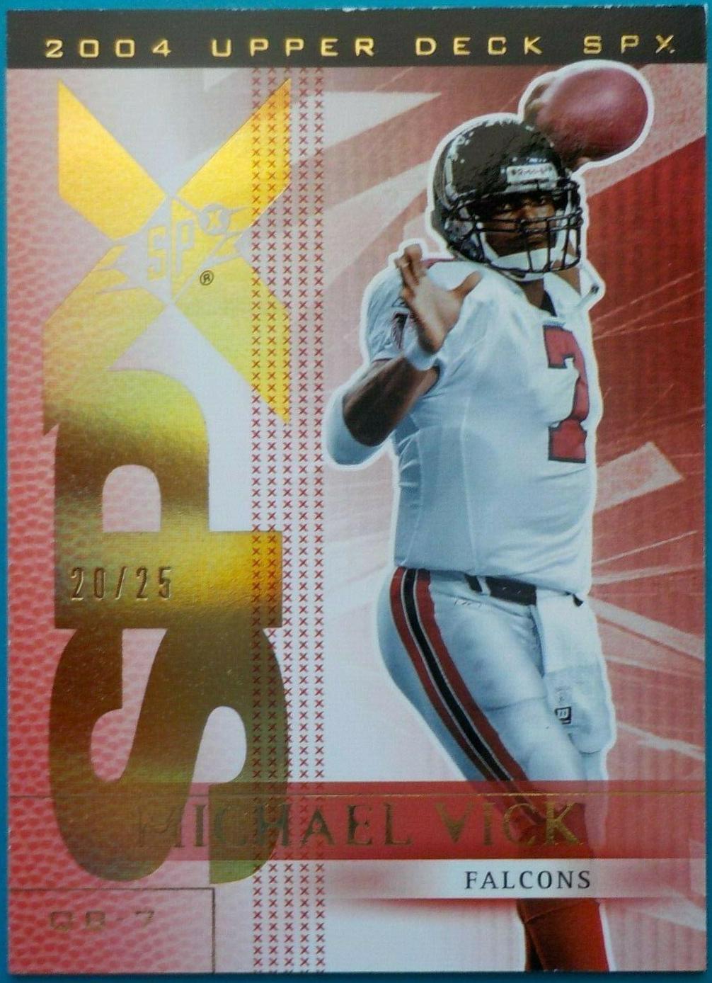 Michael Vick #5 Football Cards 2004 Spx