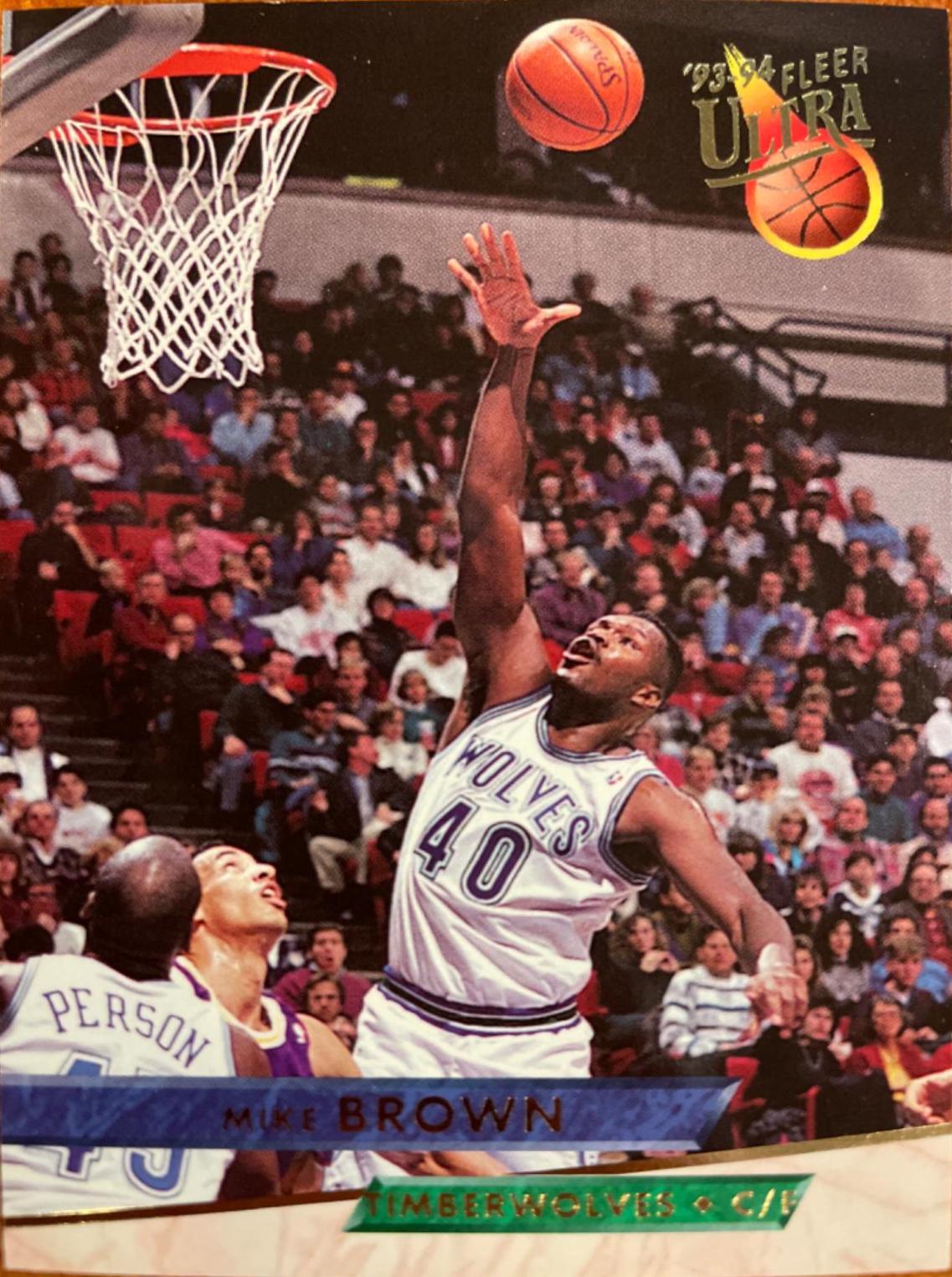 Mike Brown #287 1993-94 Ultra Basketball
