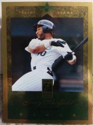 Gary Sheffield #43 Baseball Cards 1997 Panini Donruss Elite