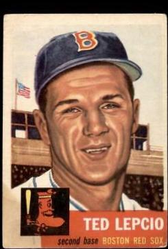 Ted Lepcio #18 Baseball Cards 1953 Topps