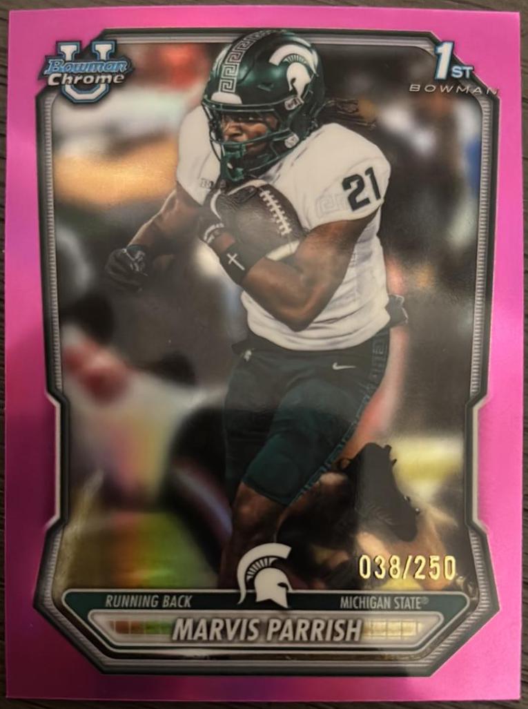 Marvis Parrish #BCP-187 2026 Bowman Chrome Prospect Football