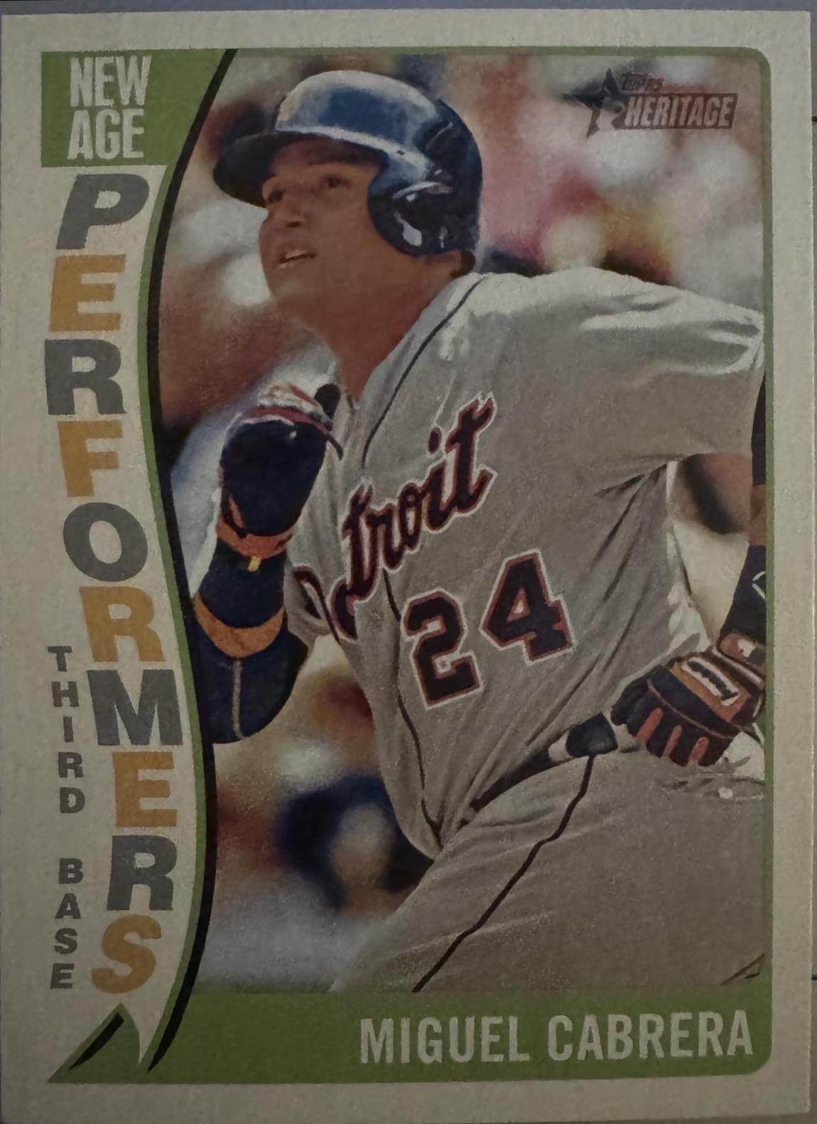 Miguel Cabrera #NAP-MC Baseball Cards 2014 Topps Heritage New Age Performers