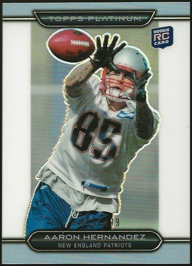 Aaron Hernandez [White Refractor] #69