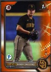 Robby Snelling [Orange] #BD-82 Baseball Cards 2022 Bowman Draft 1st Edition Prices