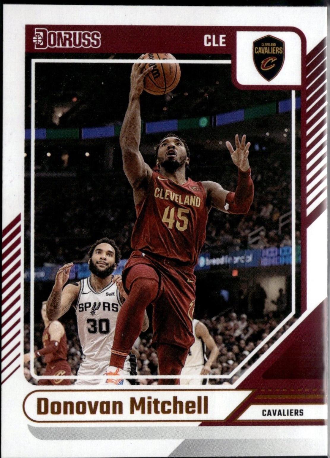 Donovan Mitchell #110 Basketball Cards 2024 Panini Donruss
