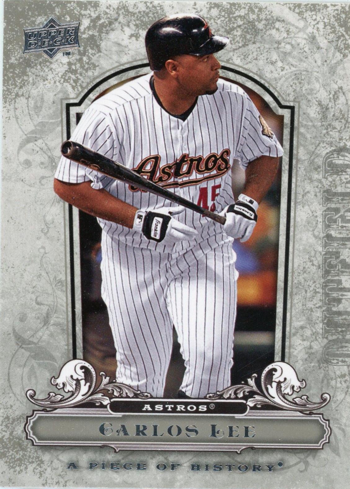 Carlos Lee #42 Baseball Cards 2008 Upper Deck A Piece of History
