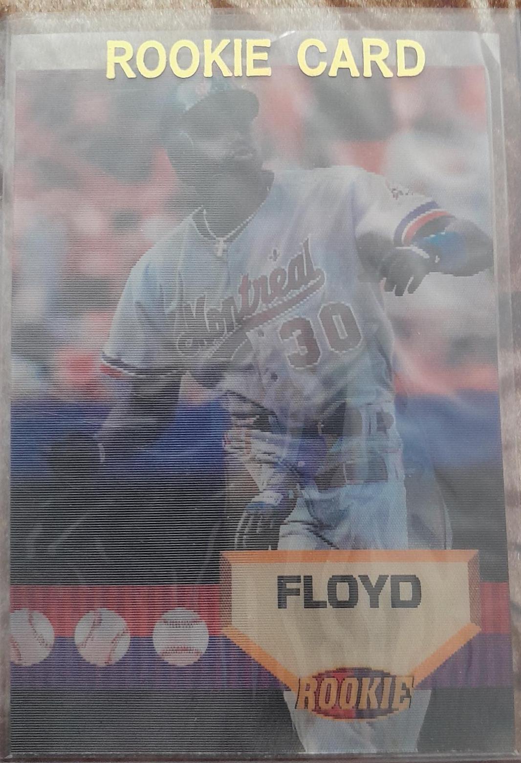 Cliff Floyd #173 Baseball Cards 1994 Sportflics 2000 Rookie Traded