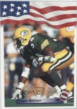 Edgar Bennett #29 Football Cards 1992 All World
