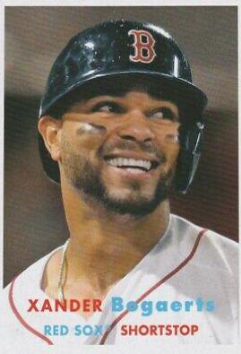 Xander Bogaerts #4 Baseball Cards 2021 Topps Archives