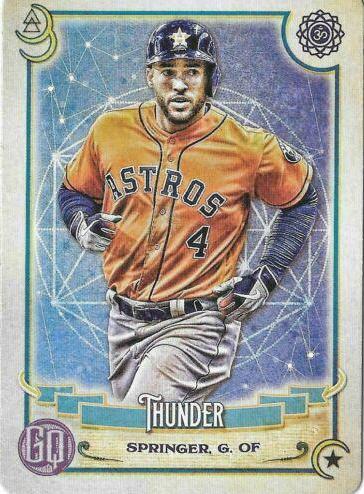 George Springer #13 Baseball Cards 2020 Topps Gypsy Queen Tarot of the Diamond