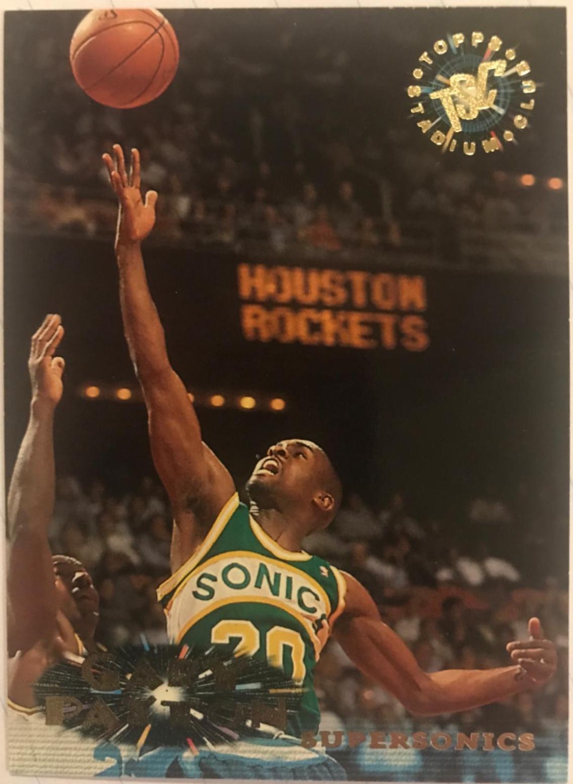 Gary Payton #15 Basketball Cards 1995 Stadium Club