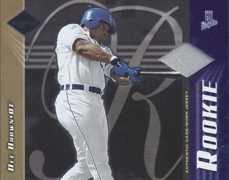 Dee Brown #333 Baseball Cards 2001 Leaf Limited