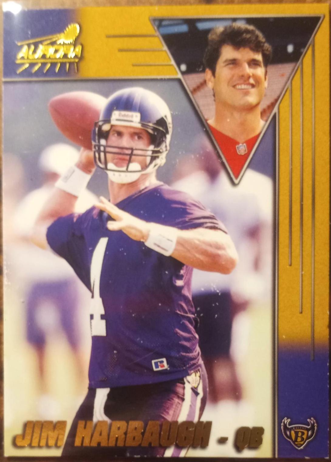 Jim Harbaugh #13 Football Cards 1998 Pacific Aurora