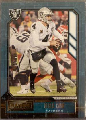 Derek Carr #6 Football Cards 2020 Panini Playbook