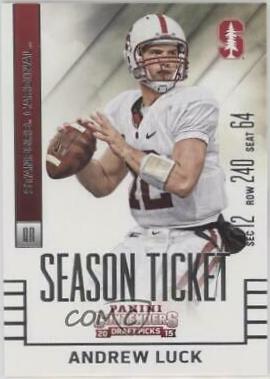 Andrew Luck #10 Football Cards 2015 Panini Contenders Draft Picks