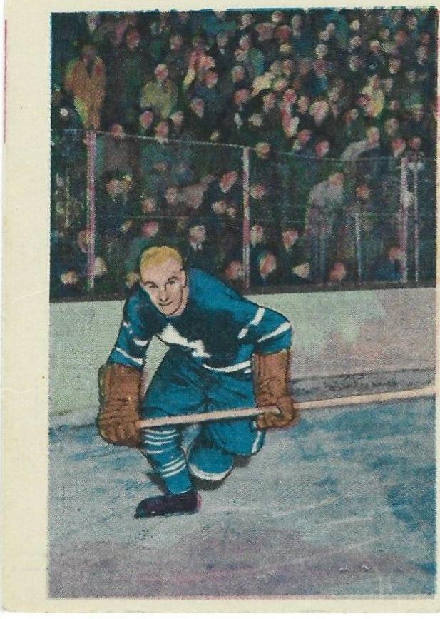 Bob Solinger #50 Hockey Cards 1952 Parkhurst