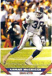 Lamar McGriggs #597 Football Cards 1993 Topps