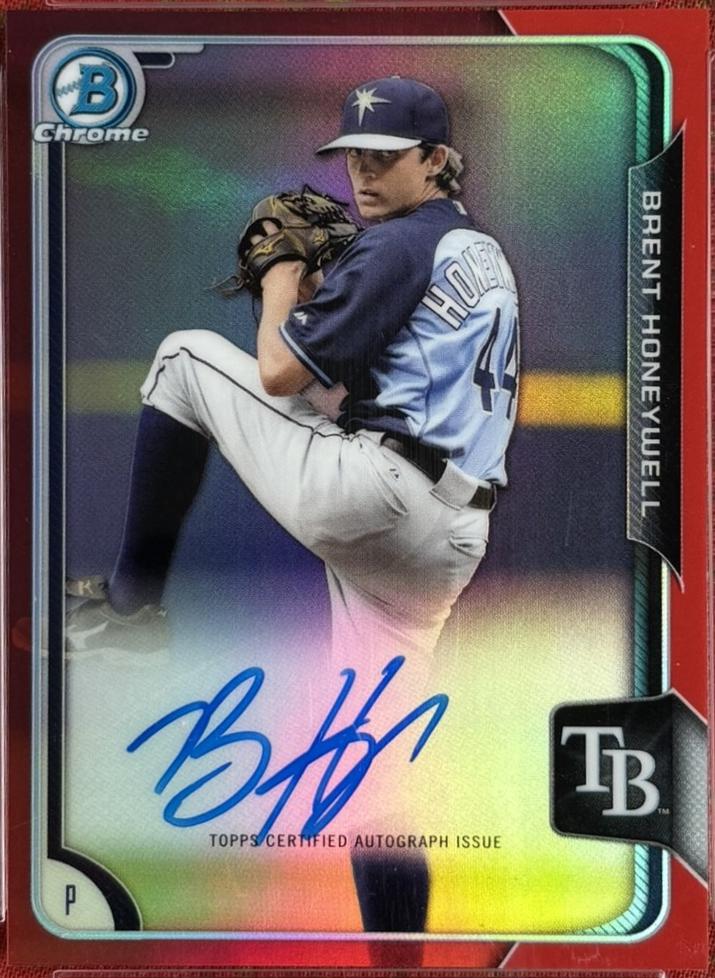 Brent Honeywell [Red Refractor] #BCAP-BH