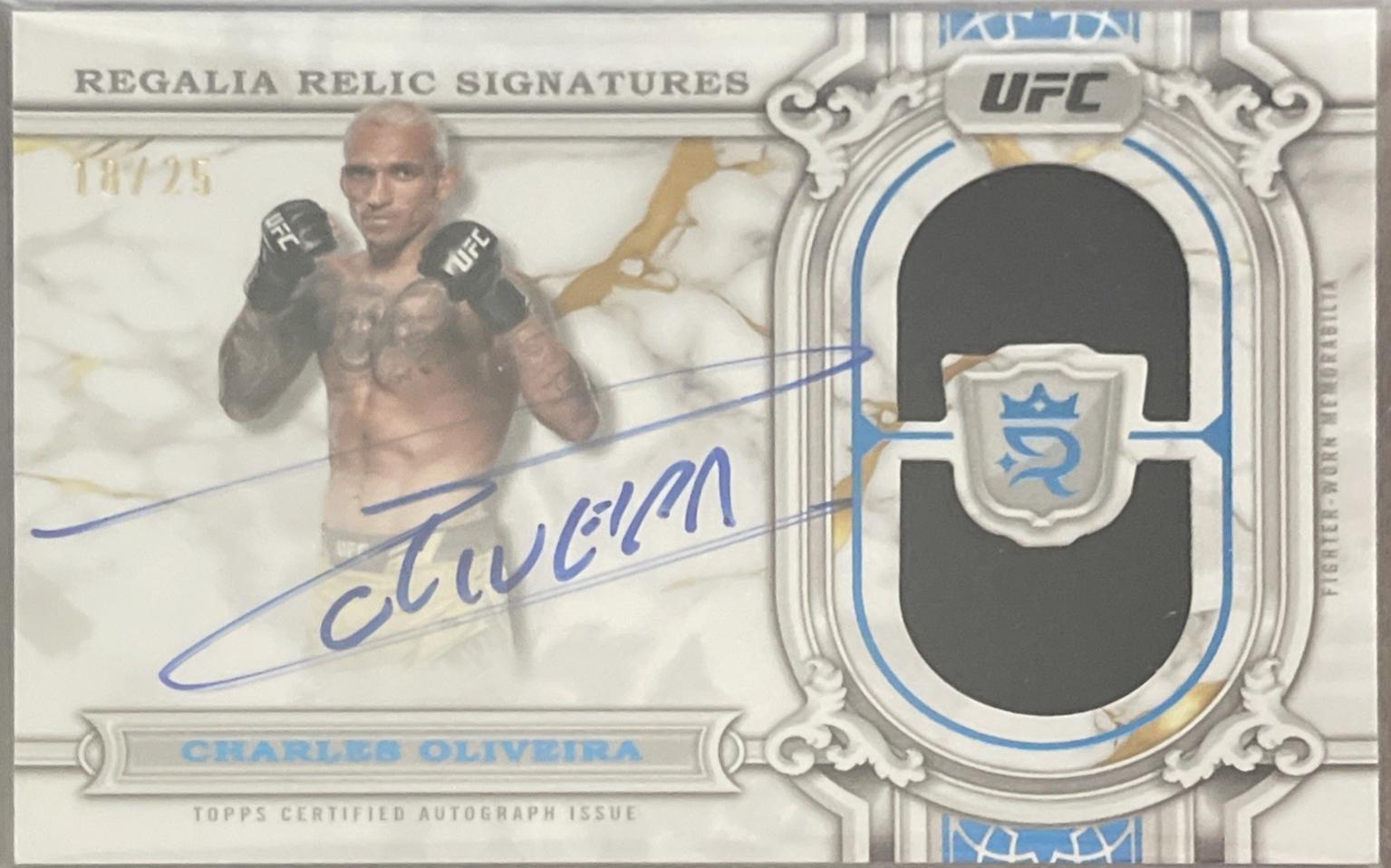 Charles Oliveira [Blue] #RRS-COA