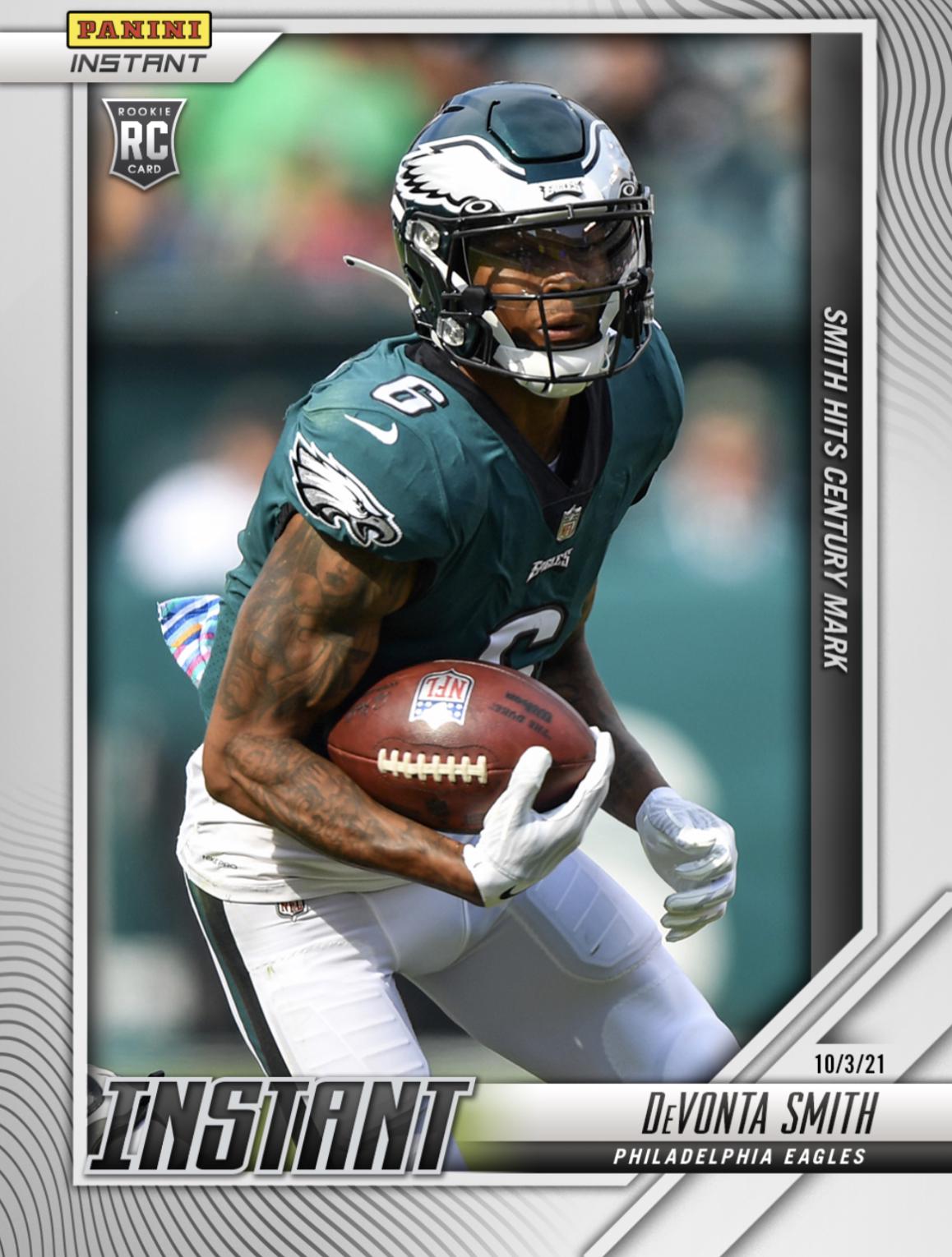 DeVonta Smith #47 Football Cards 2021 Panini Instant NFL