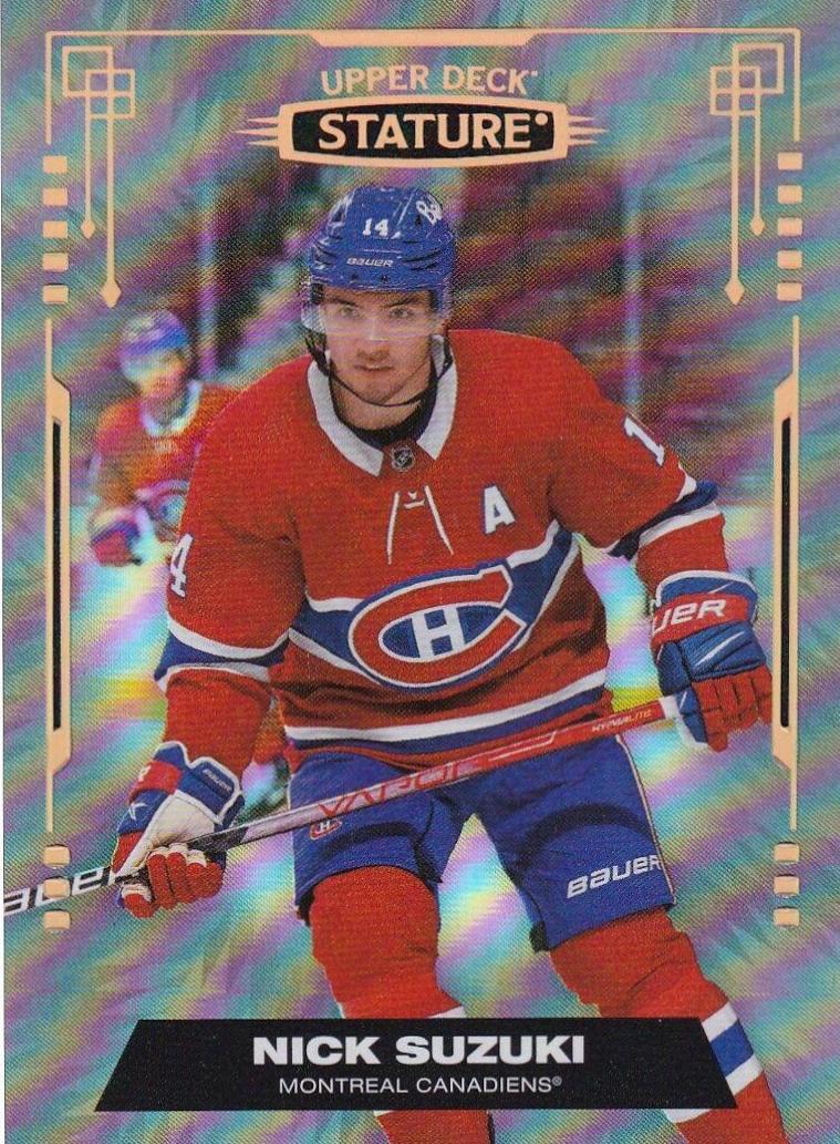 Nick Suzuki #2 Hockey Cards 2021 Upper Deck Stature