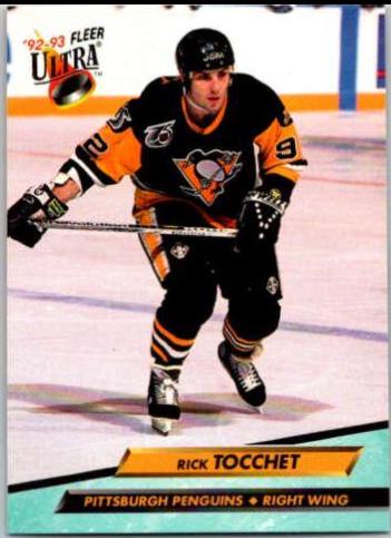 Rick Tocchet #172 Hockey Cards 1992 Ultra